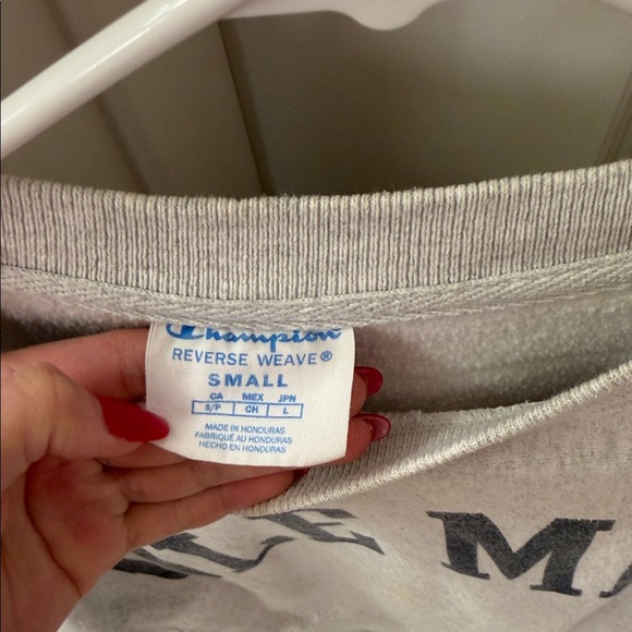 Ole Miss Gray Champion Sweatshirt - Picture 3 of 8